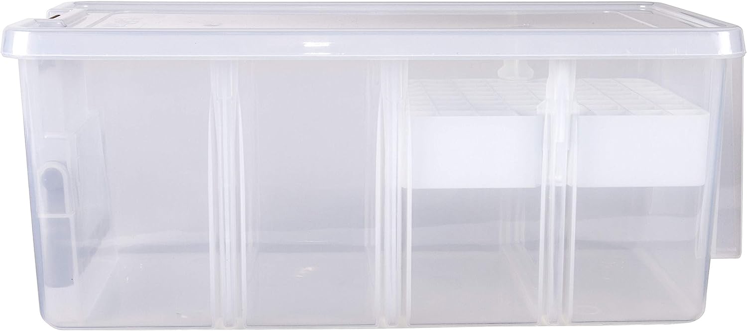 ArtBin 6934AB Satchel with Marker Tray, Art & Craft Organizer, [1] Plastic Storage Case, Clear, Semi, 0 - Image 14